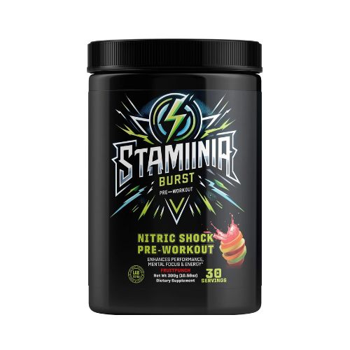 Nitric Shock Pre-Workout Powder Focus and Energy - Boosts Energy, Focus, and Performance for Enhanced Pre-Workout Routine - Supplement, Healthcare
