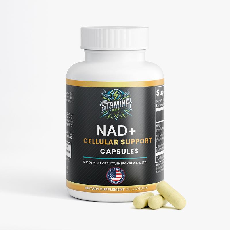 Stamina Burst NAD+ Supplement – Cellular Support & Energy Revitalizer